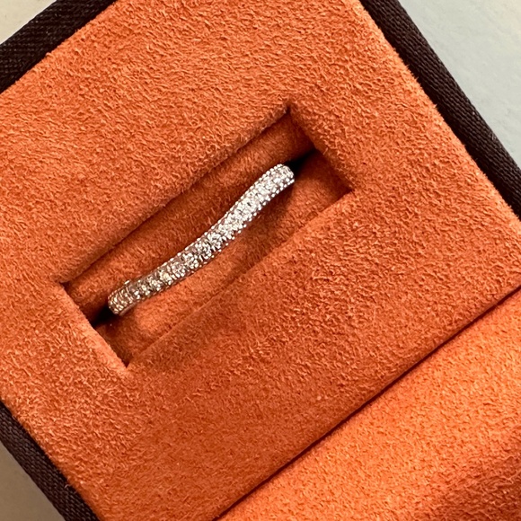 Designer VERRAGIO Diamond 18K Gold WG Wedding Ring Band #2 Size 5 INSIGNIA $4K - Picture 6 of 16